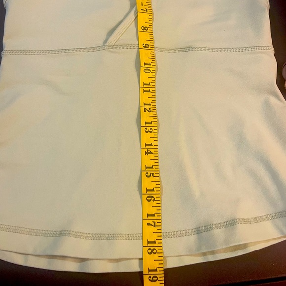 LULULEMON Green, Mint, Deep V Neck, Racetrack Tank, Built in Bra,Size Small - Picture 8 of 10